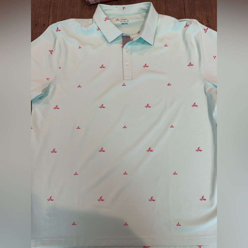 Nike Mint Green Shirt with Red Accents
